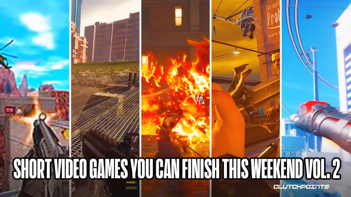 short video games, games you can finish weekend, games finish in a weekend, games binge weekend