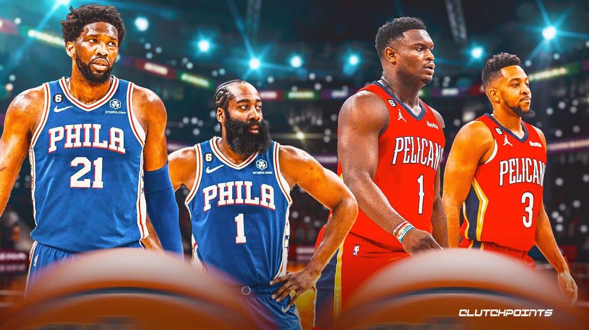 Sixers, Pelicans, Joel Embiid, James Harden, Zion Williamson, CJ McCollum