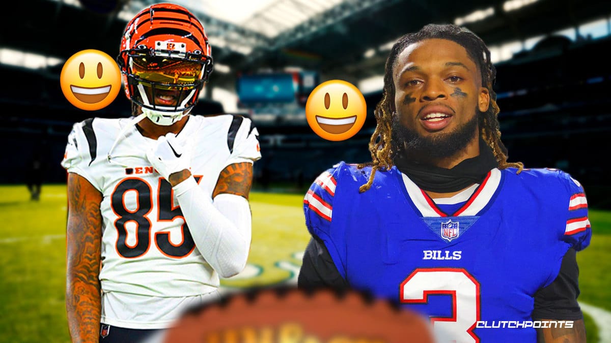 Tee Higgins, Damar Hamlin, Bengals, Bills, Tee Higgins Damar Hamlin