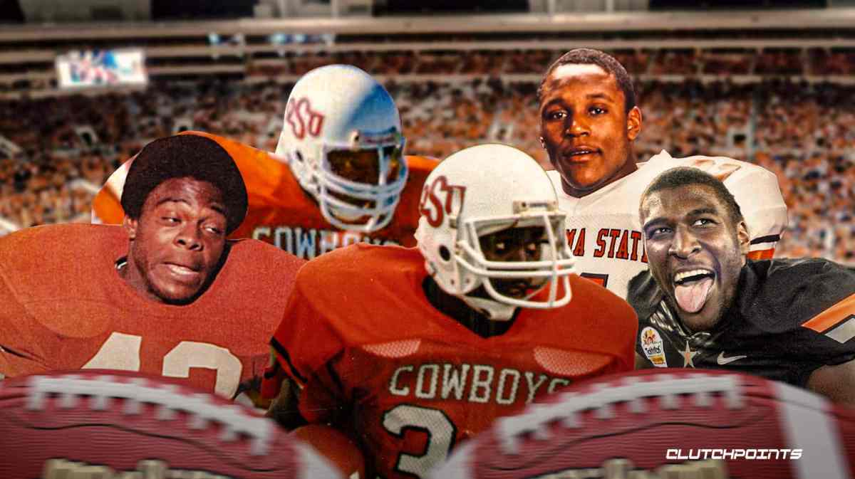 Terry Miller, Leslie O'Neal, Justin Blackmon, Thurman Thomas, Barry Sanders, Oklahoma State football, Barry Sanders, greatest oklahoma state football players