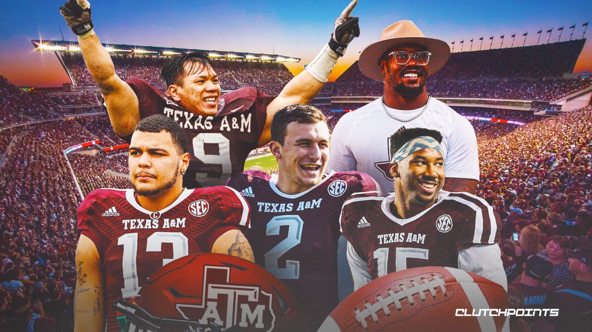 Texas A&M football, greatest Texas A&M football players, Johnny Manziel, Myles Garrett