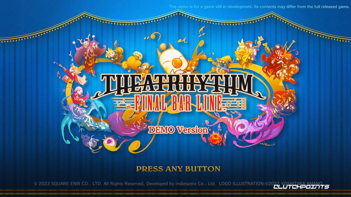 final bar line demo, fina bar line, theatrhythm final bar line, final bar line playstation, final bar line switch