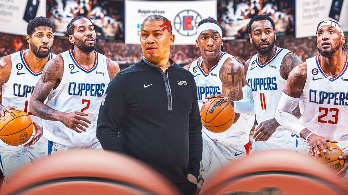 Tyronn Lue, Paul George, Kawhi Leonard, Terance Mann, Robert Covington, John Wall, Los Angeles Clippers