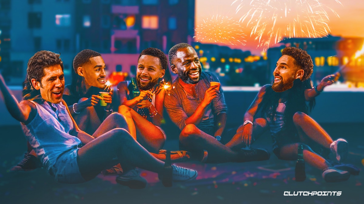 Warriors, Stephen Curry, Jordan Poole, Draymond Green