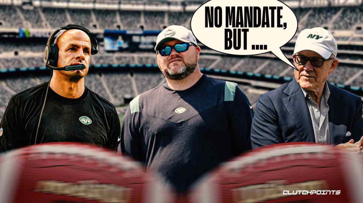 Woody Johnson, Joe Douglas, Robert Saleh, Jets