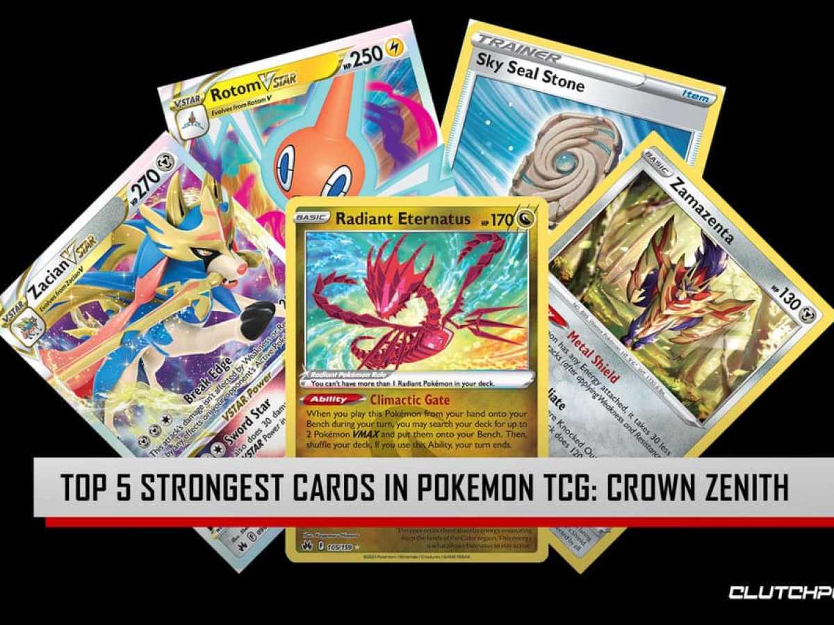Top 5 Strongest Pokemon Cards in Crown Zenith