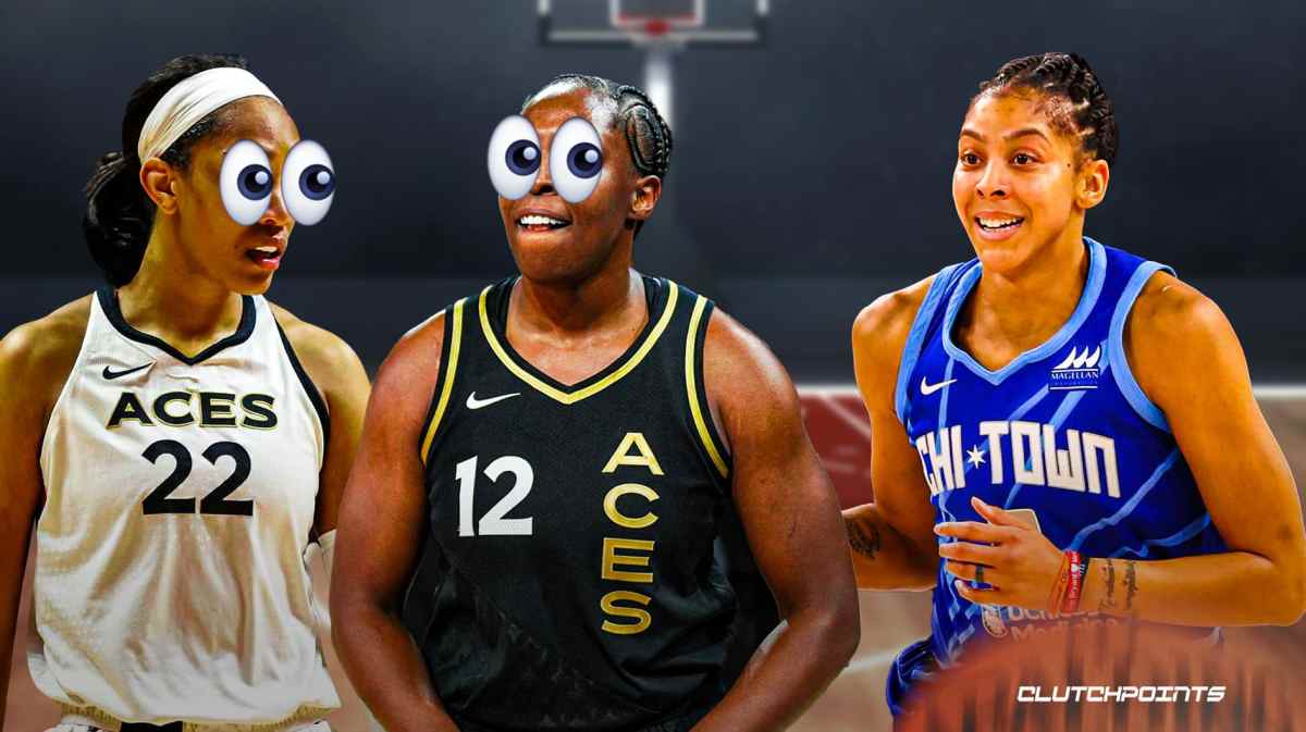 Las Vegas Aces, A'ja Wilson, Chelsea Gray, Candace Parker
