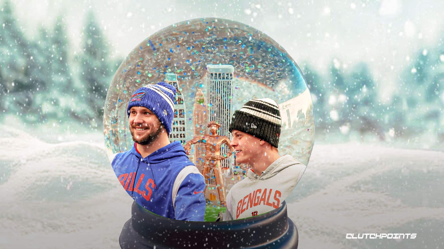 Football weather: Snow in Buffalo gives a winter wonderland effect for  Bengals-Bills