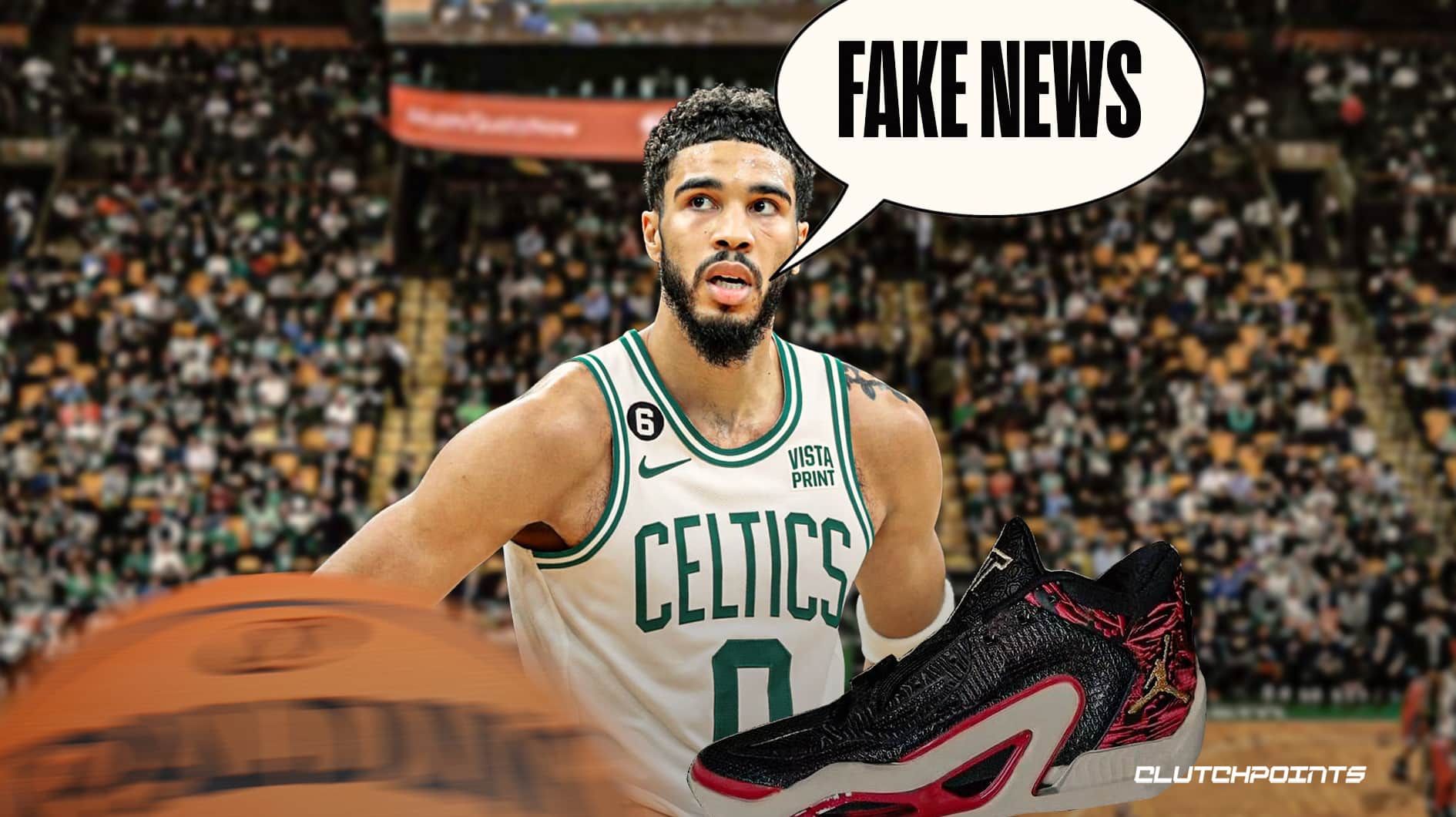 Jayson Tatum Green Boston Celtics Jordan Brand Player-Worn Shoes