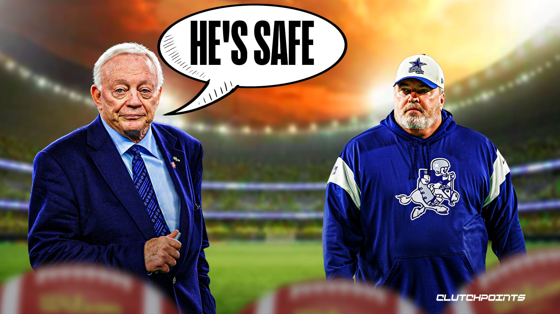 Cowboys owner Jerry Jones says playoff game won't affect Mike