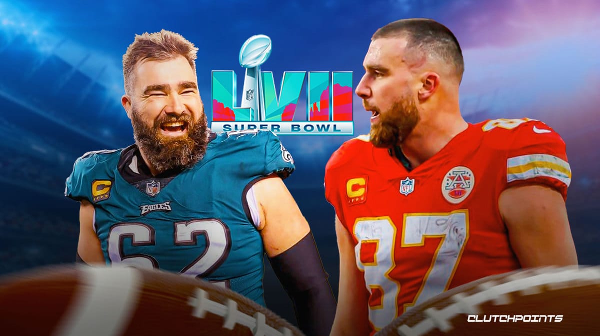 Eagles OL Jason Kelce reacts to Super Bowl clash vs. brother Travis