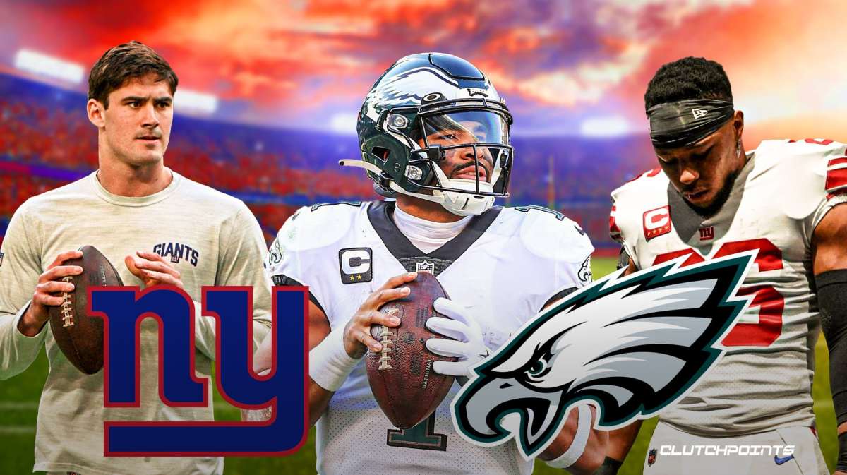 Jalen Hurts, Daniel Jones, Philadelphia Eagles, New York Giants