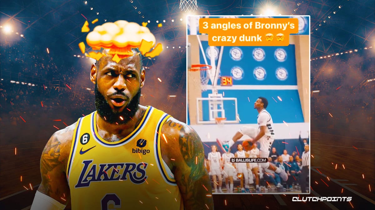 LeBron James, Bronny James, Los Angeles Lakers