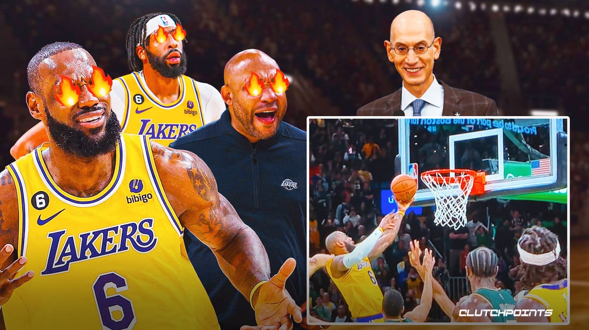 lebron james anthony davis darvin ham adam silver lakers celtics