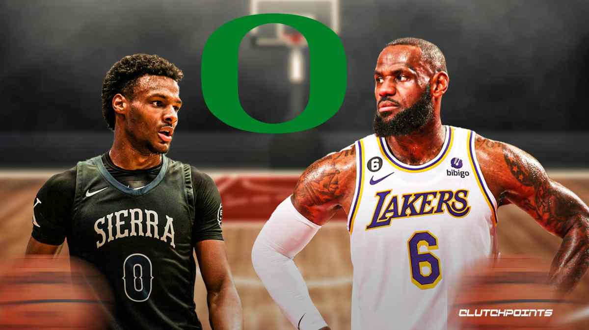 LeBron James, Bronny James, Oregon Ducks