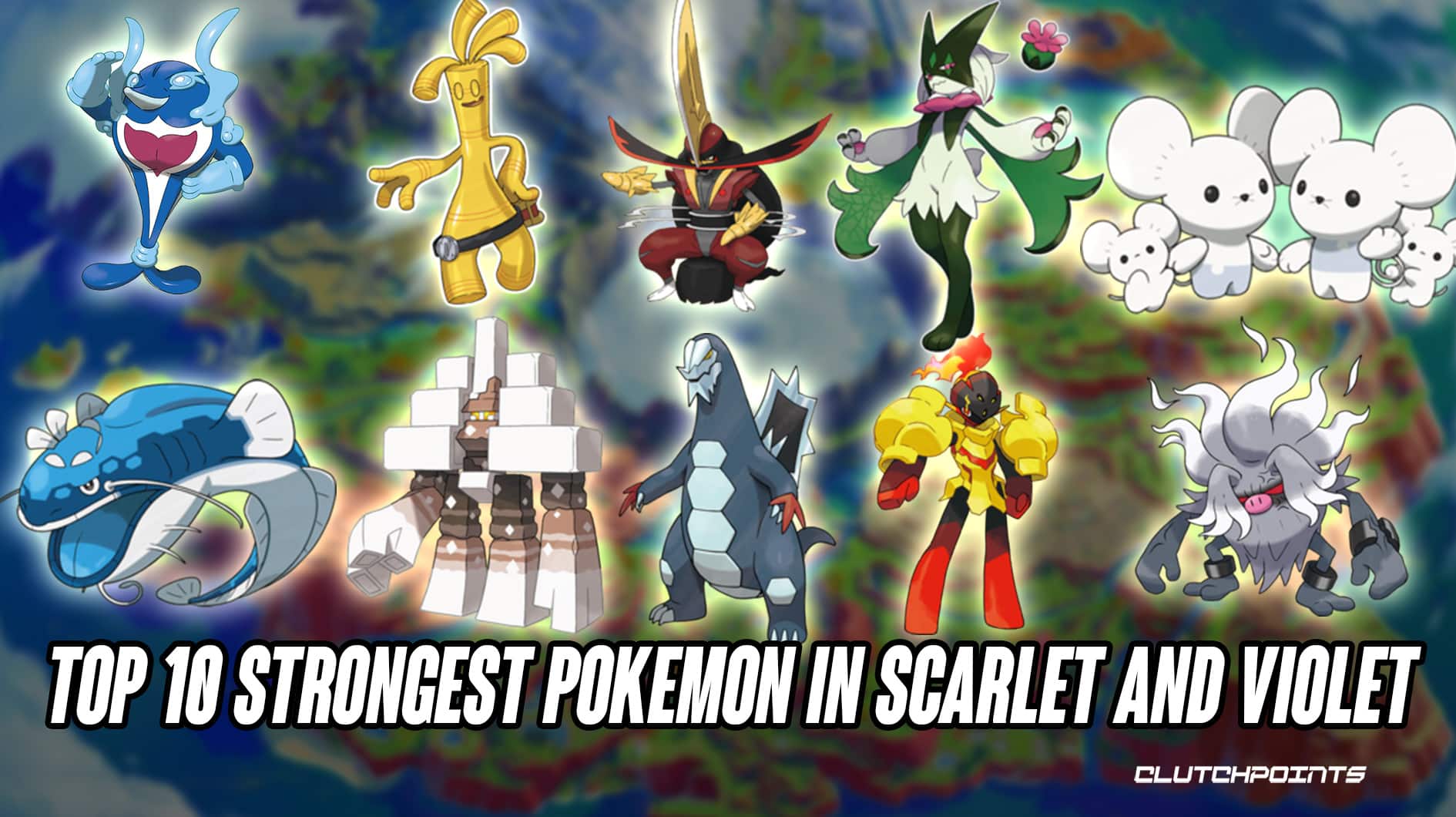 Top 10 pokemons mais fortes