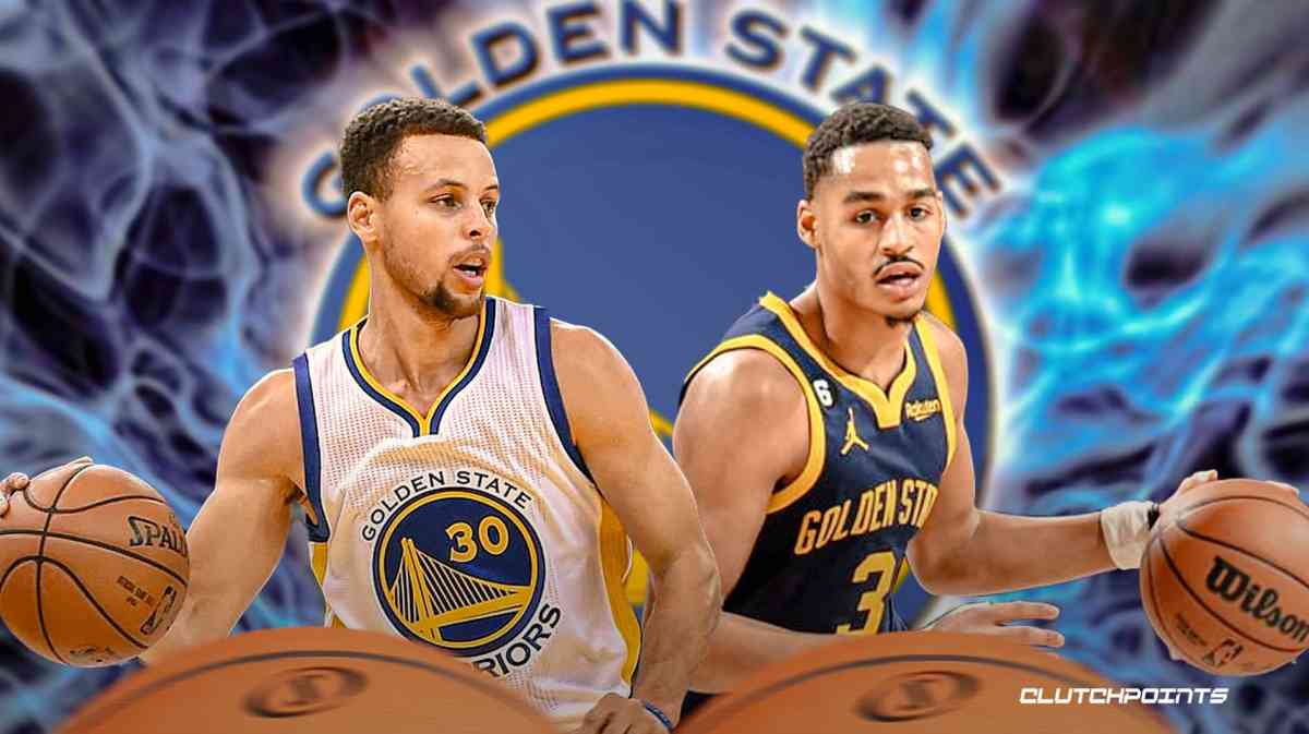 Stephen Curry, Jordan Poole, Warriors