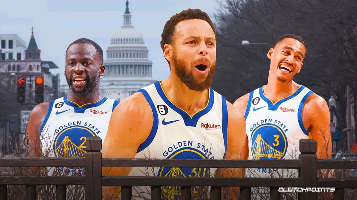 Draymond Green, Steph Curry, Jordan Poole, Warriors