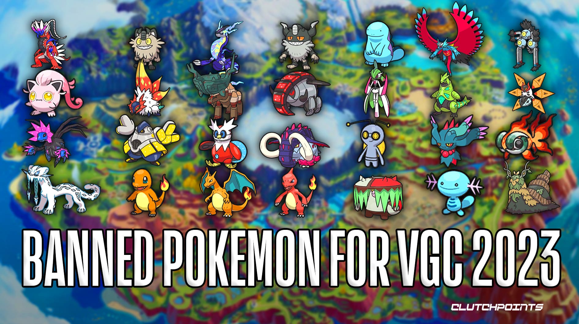 Banned Pokemon for VGC 2023