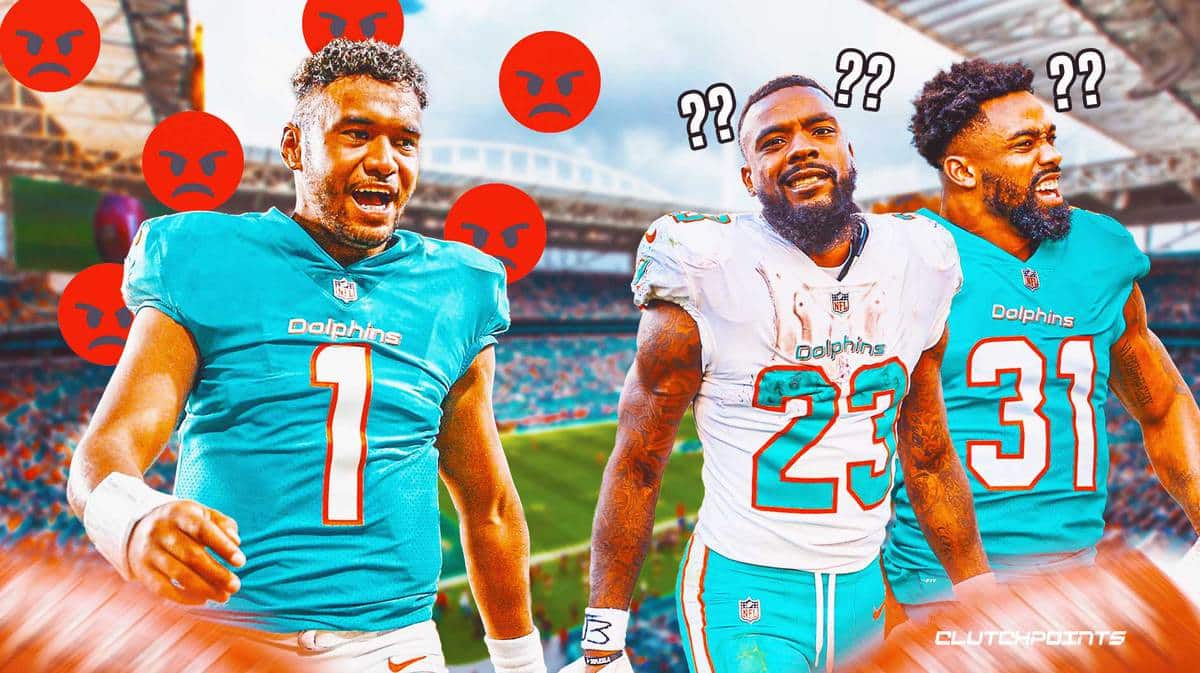 Dolphins, Tua Tagovailoa, Raheem Mostert, Jeff Wilson Jr.