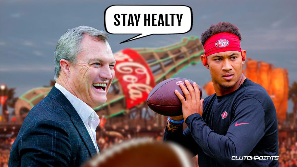 John Lynch, Trey Lance, 49ers