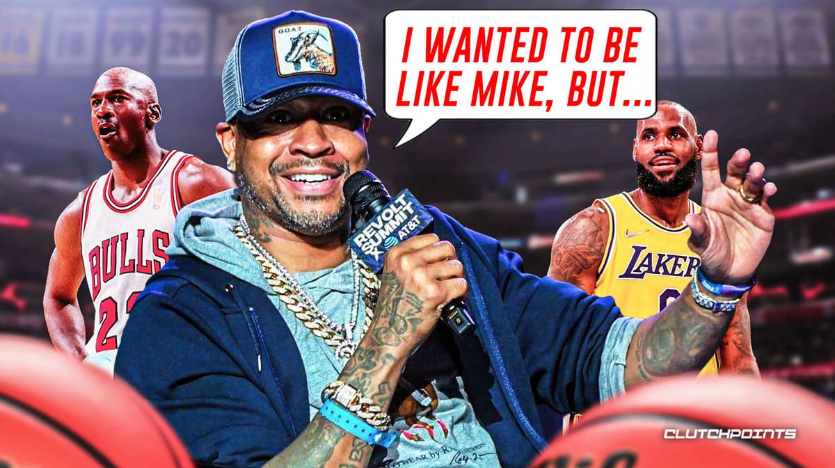 Allen Iverson, LeBron James, Michael Jordan