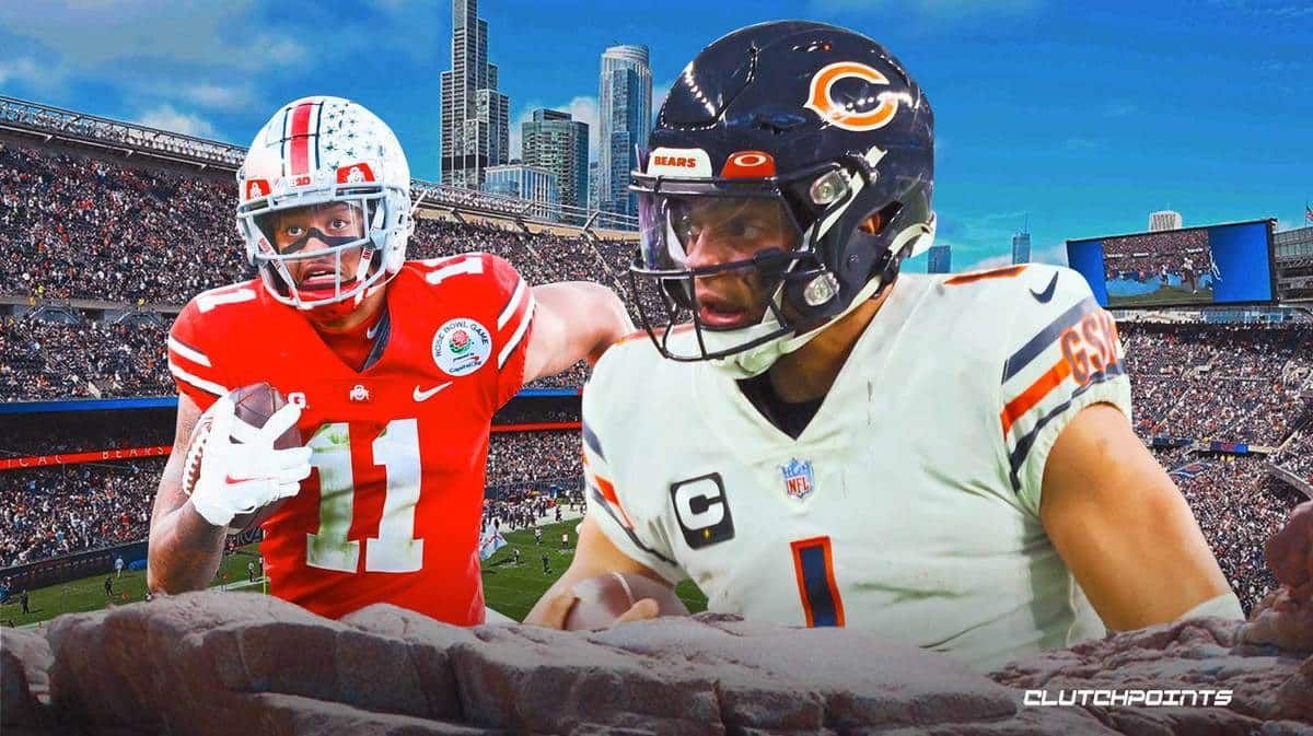 Justin Fields, Jaxon Smith-Njigba, Chicago Bears, NFL Draft