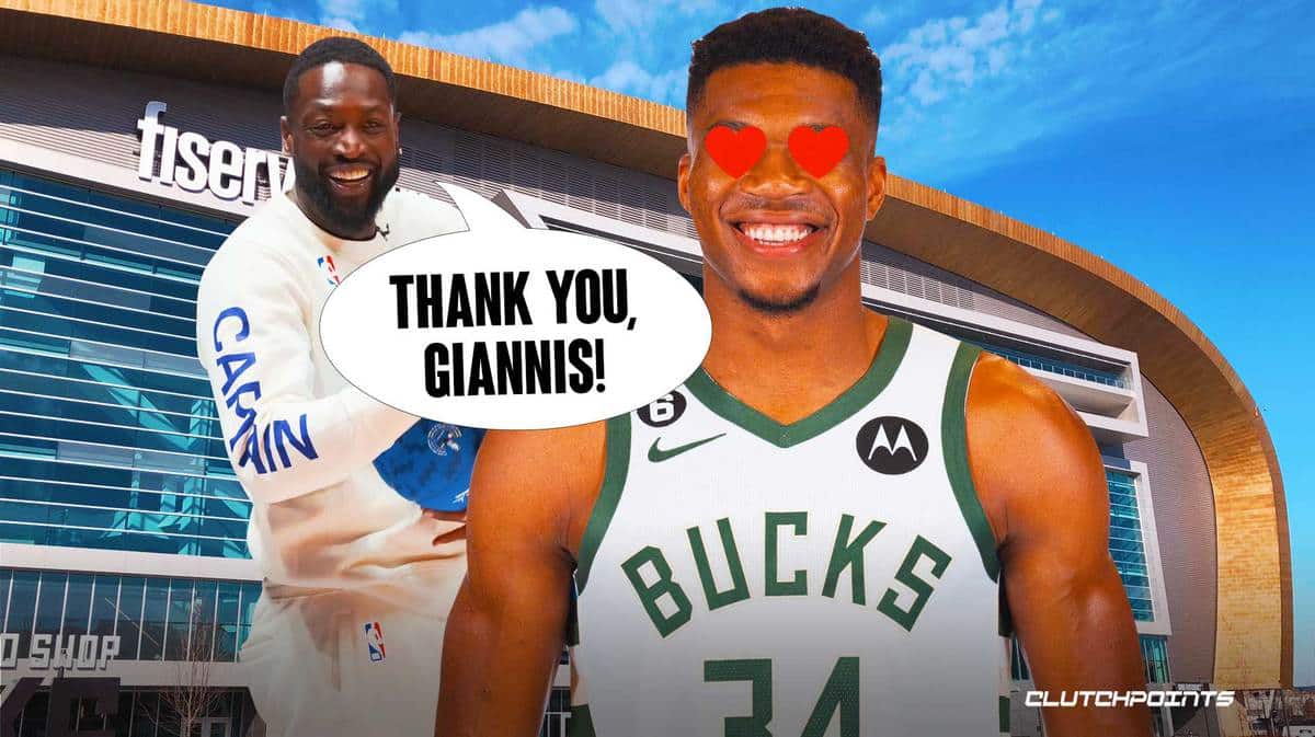 Giannis Antetokounmpo, Dwyane Wade, Milwuakee Bucks, Miami Heat