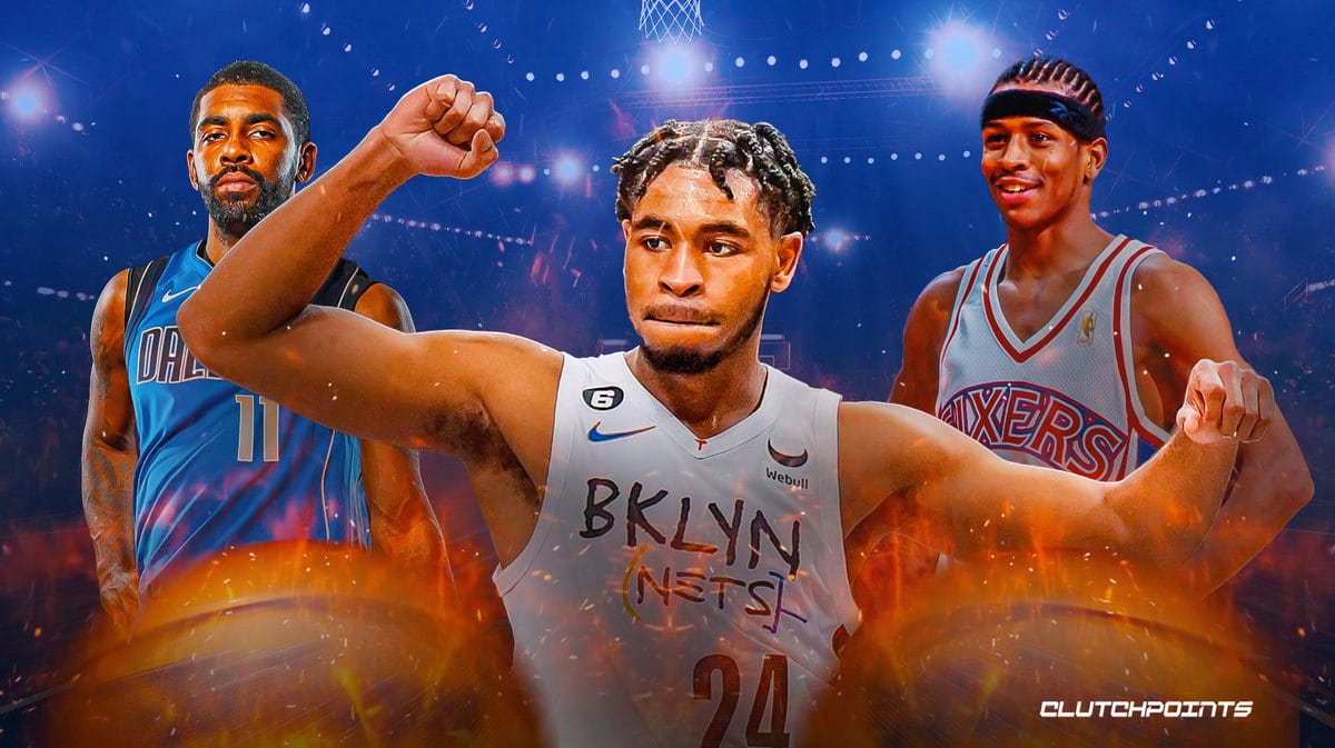 Cam Thomas, Kyrie Irving, Allen Iverson, Nets, Mavs