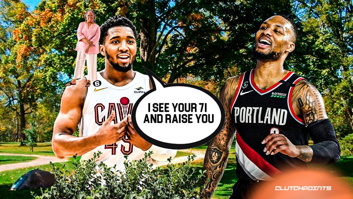 cavs, blazers, damian lillard, donovan mitchell