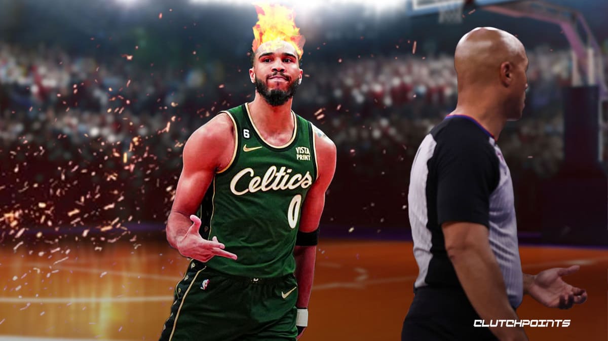 Jayson Tatum Celtics ref ejection