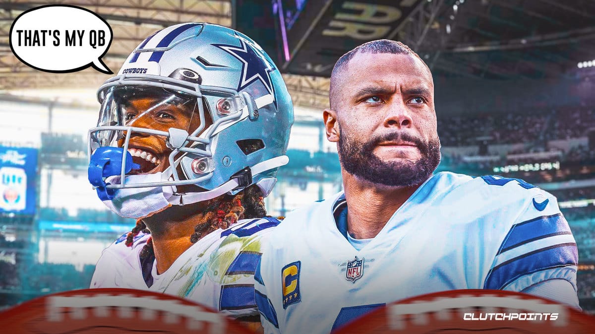 CeeDee Lamb, Dak Prescott, Dallas Cowboys