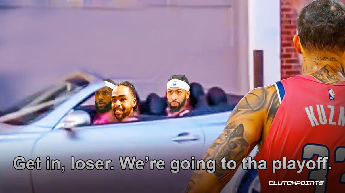 D'Angelo Russell, LeBron James, Kyle Kuzma, Anthony Davis, Lakers, trade