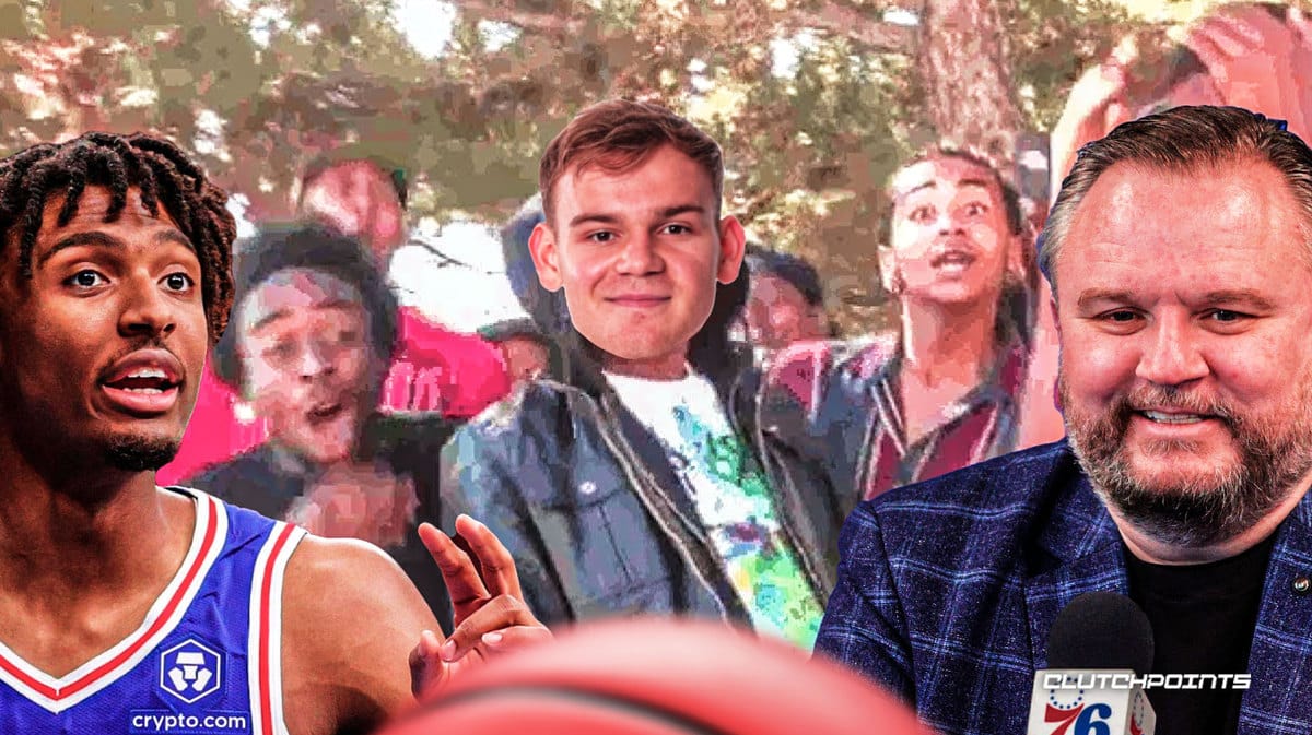 Mac McClung Daryl Morey Sixers 76ers NBA Slam Dunk Contest