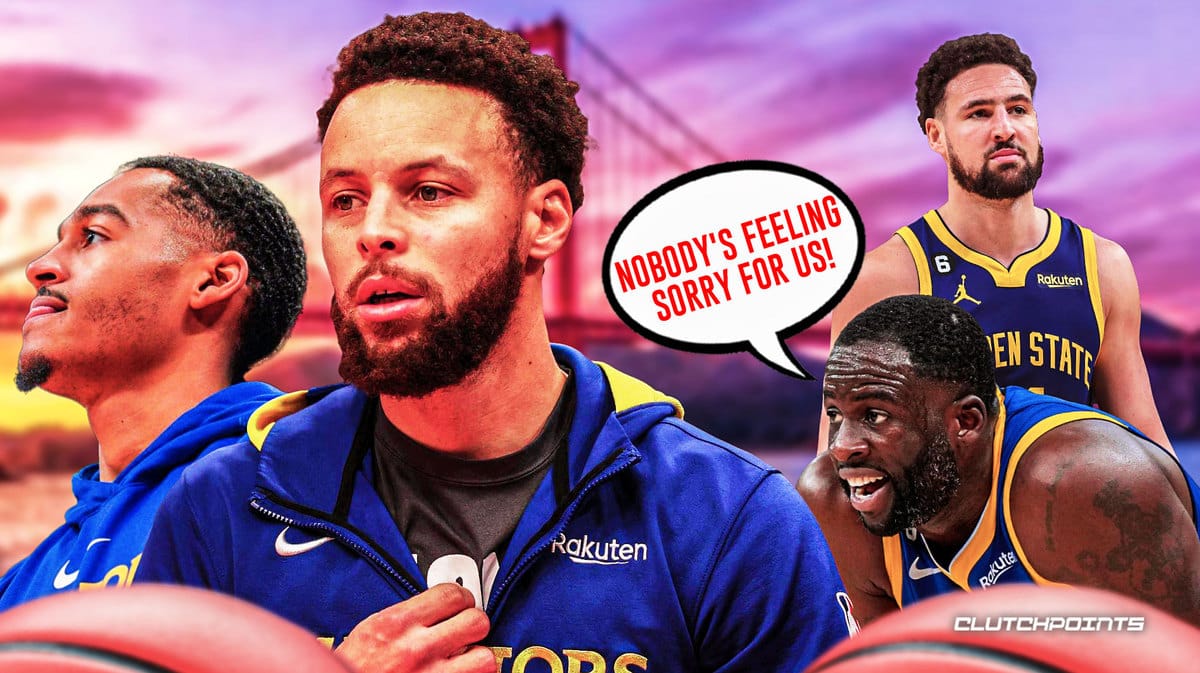 Jordan Poole, Stephen Curry, Draymond Green, Klay Thompson, Warriors