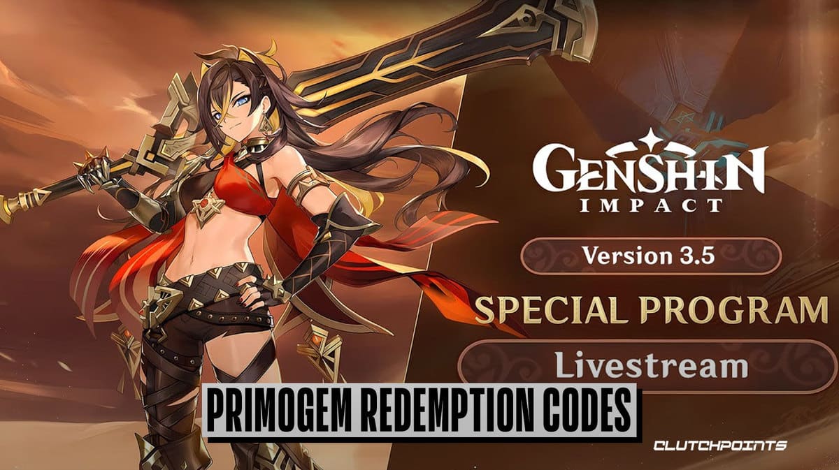 Genshin Impact 3.5 Livestream Primogems Redemption Codes