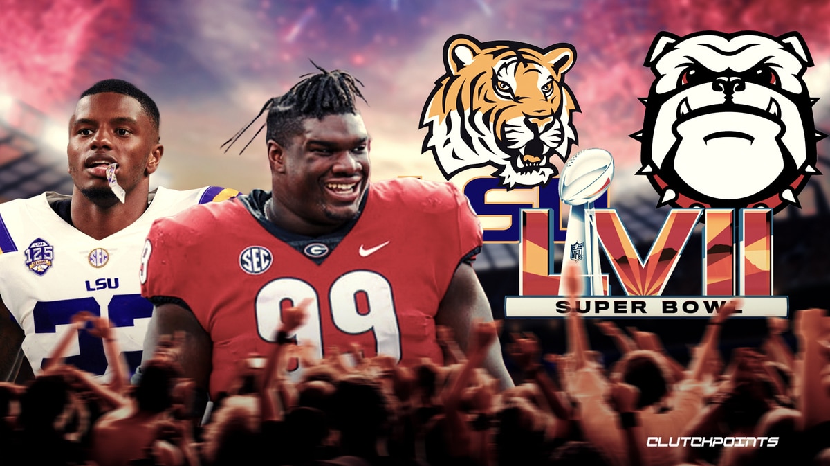 Super Bowl, Georgia football, LSU football, Jordan Davis, Clyde Edwards-Helaire