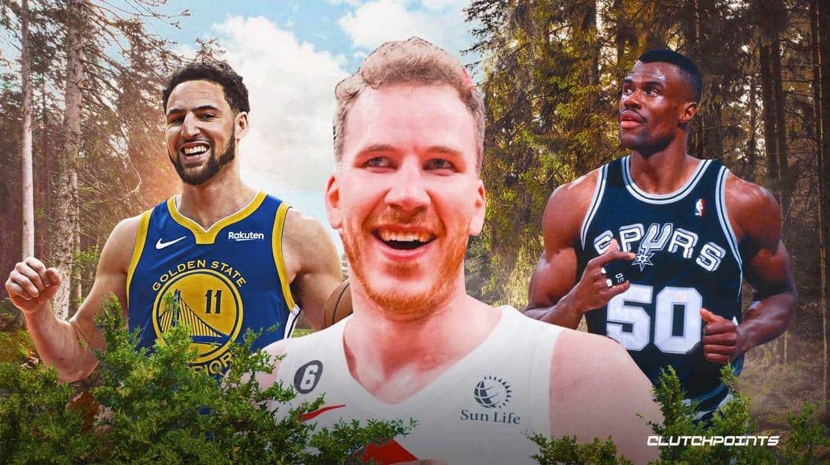 Jakob Poeltl, Klay Thompson, David Robinson, Raptors, trade