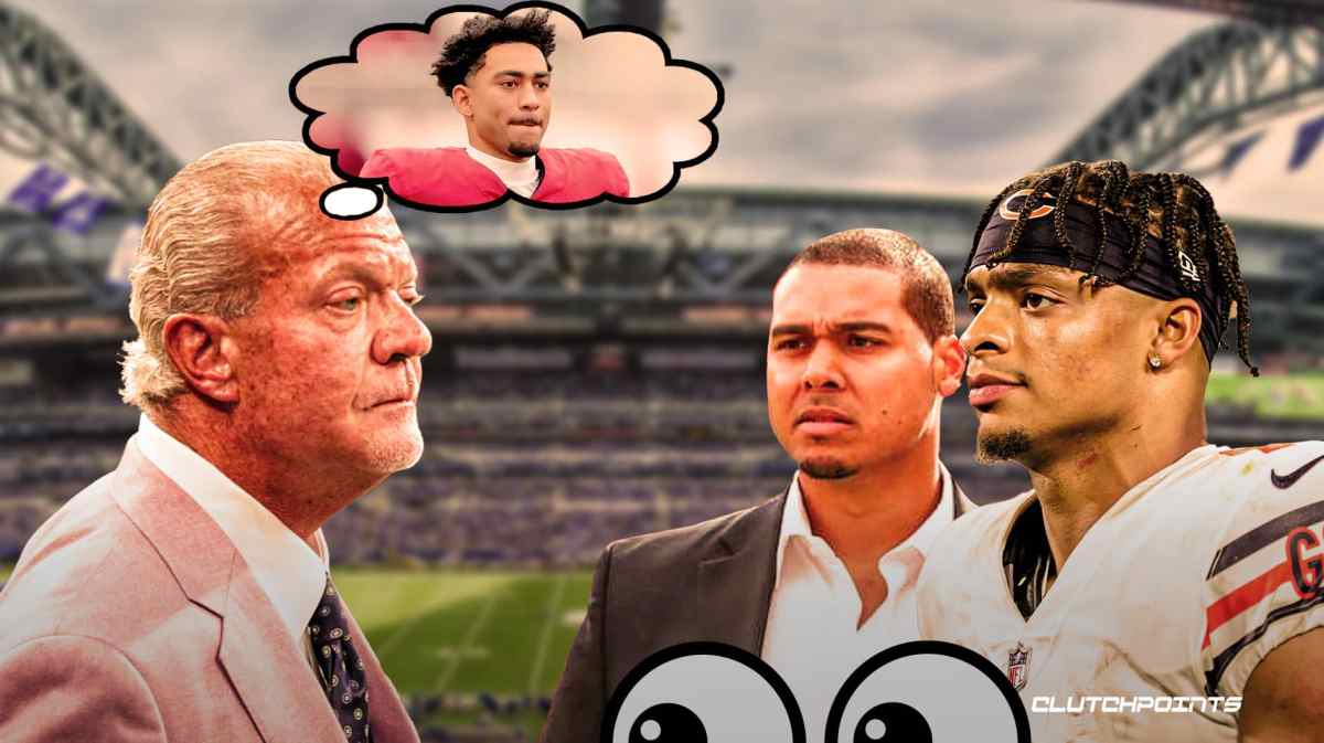 Jim Irsay, Bryce Young, Ryan Poles, Justin Fields, Colts, Bears