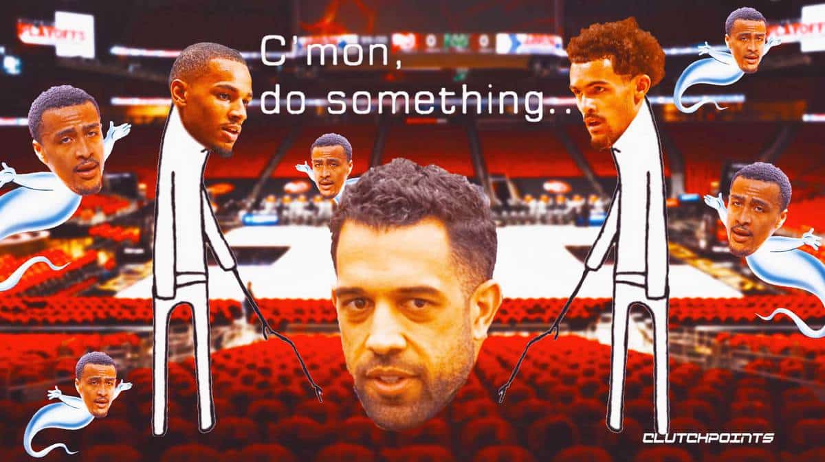 John Collins, Trae Young, Dejounte Murray, Hawks, nba trade deadline, Landry Fields