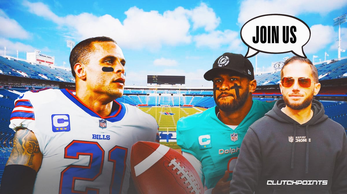 Jordan Poyer, Tua Tagovailoa, Bills, Dolphins