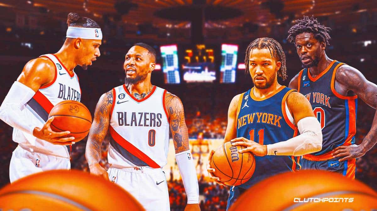 Josh Hart, Damian Lillard, Jalen Brunson, Julius Randle, Knicks, Blazers, trade