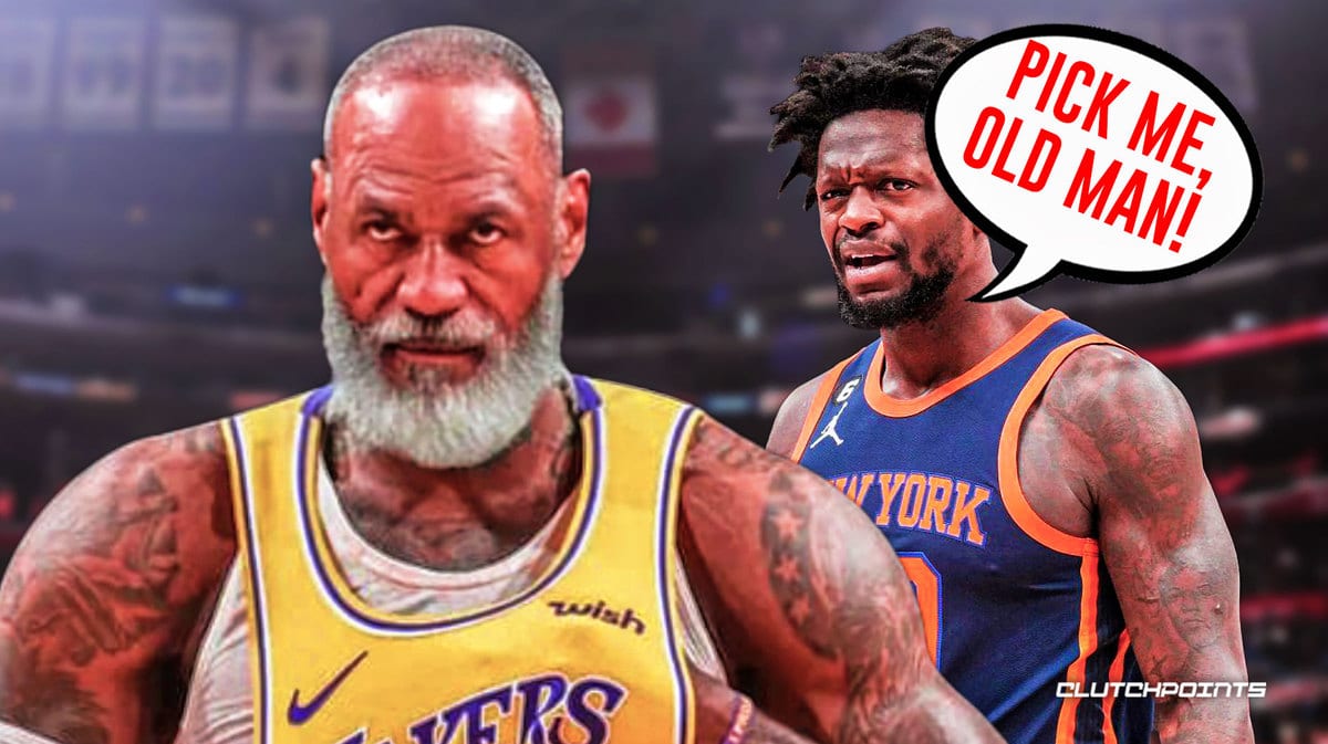 Julius Randle, LeBron James, New York Knicks, Los Angeles Lakers