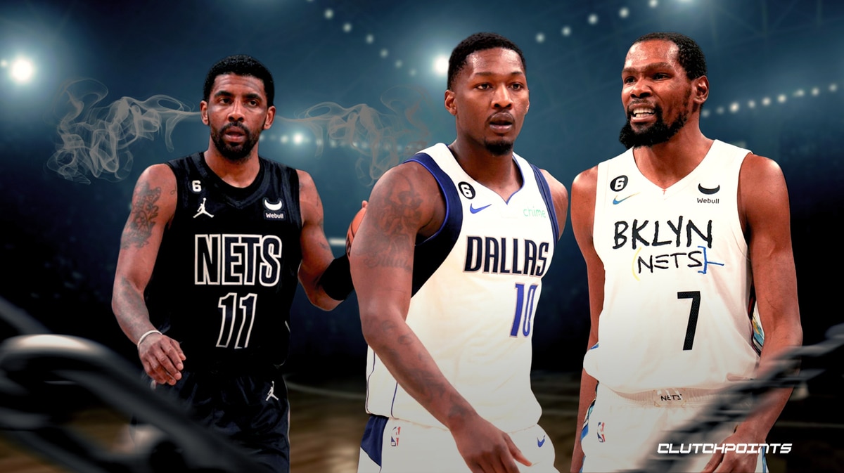 Kevin Durant, Nets, Dorian Finney-Smith, Kyrie Irving, Mavs