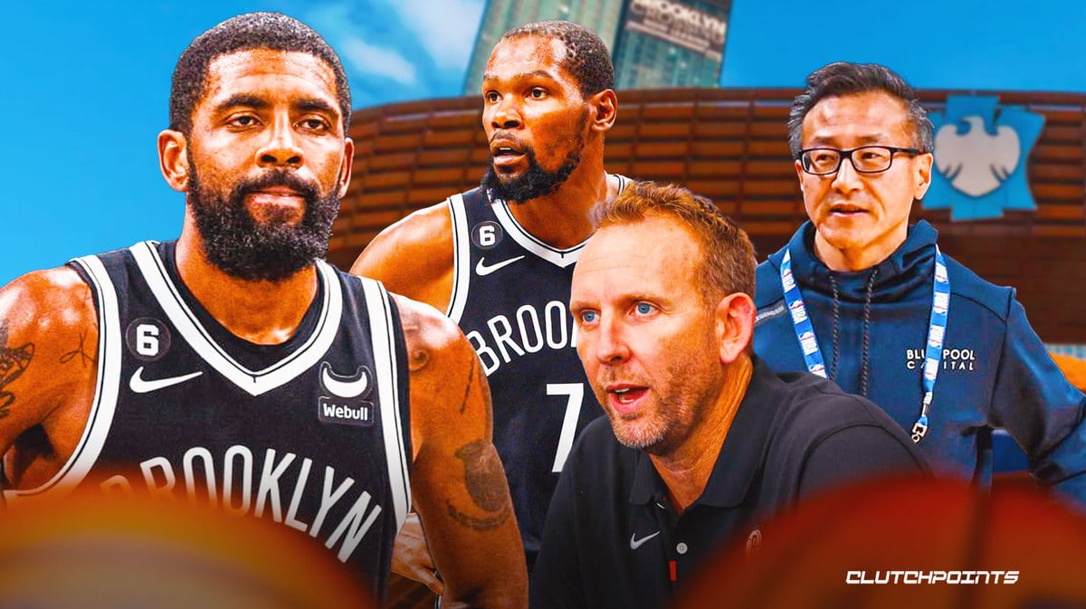 Kevin Durant Nets Kyrie Irving Joe Tsai Sean Marks