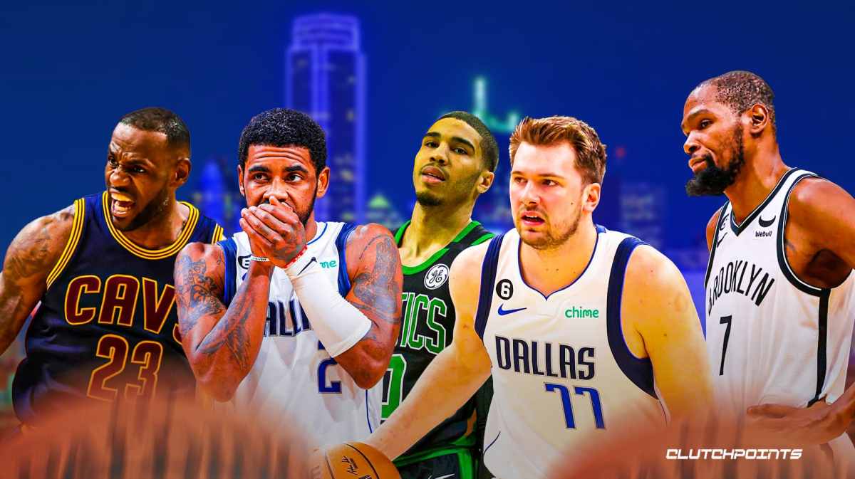 Kyrie Irving, Kyrie Irving teammates, LeBron James, Luka Doncic, Kevin Durant
