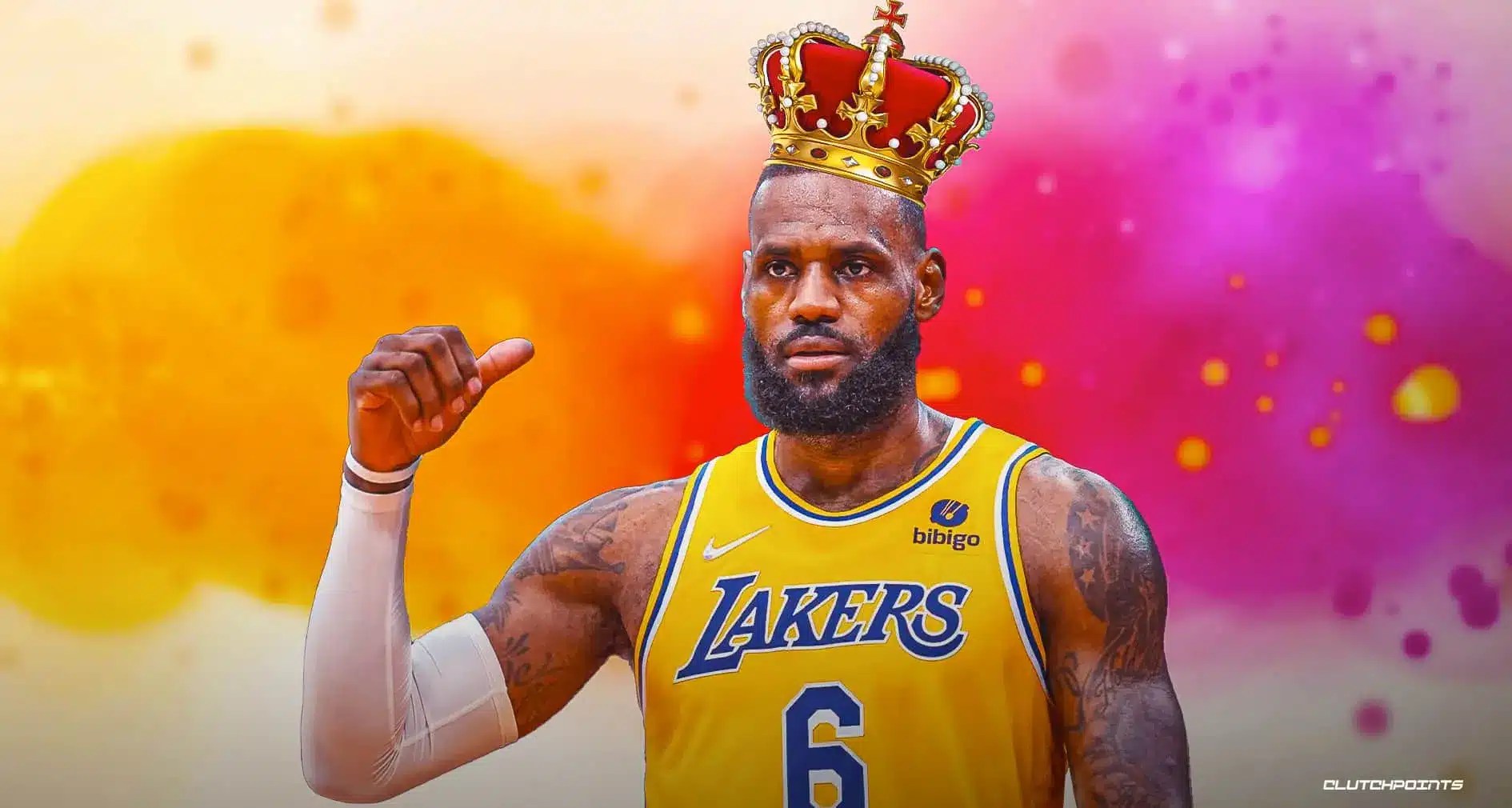 Lebron James Los Angeles Lakers basketball king 2023 T-shirt