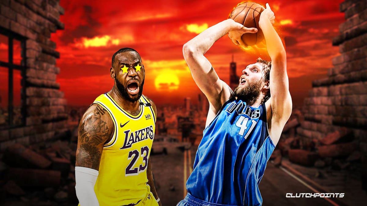 LeBron James, Dirk Nowitzki, Lakers, Mavs