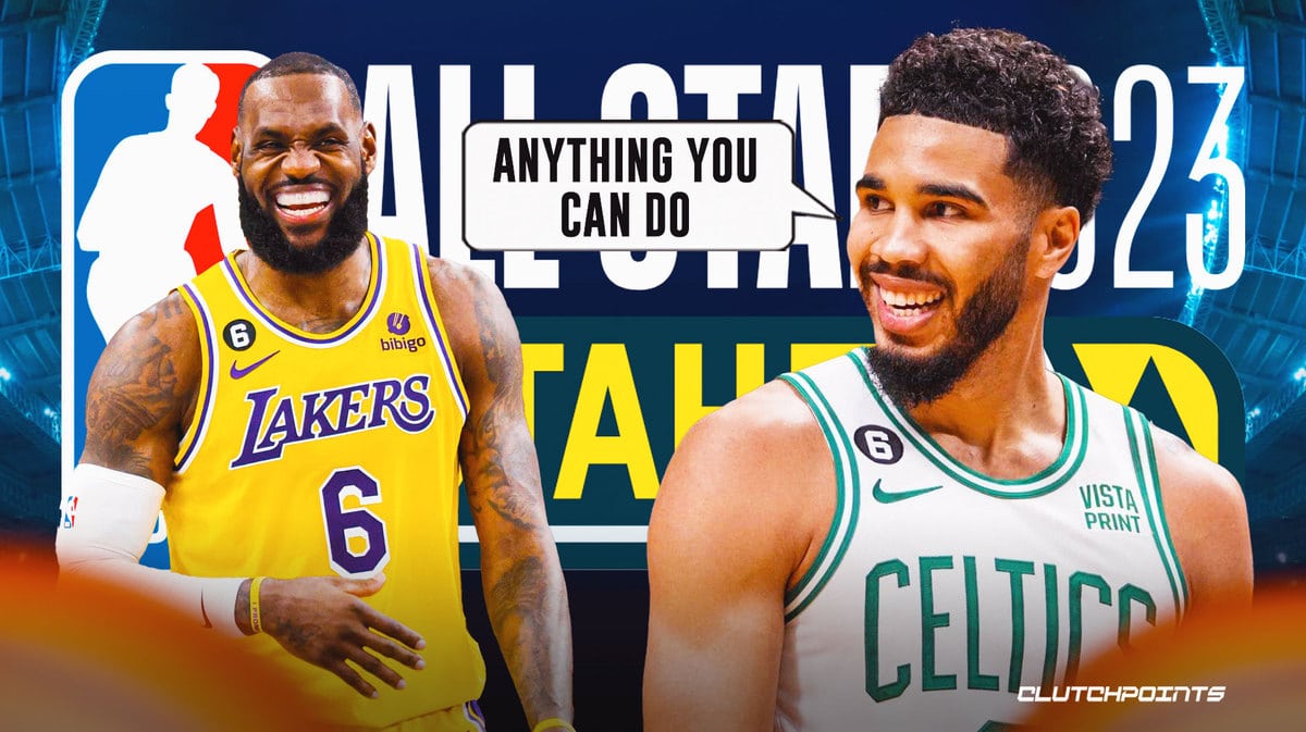 LeBron James, Jayson Tatum All-Star Game back and forth