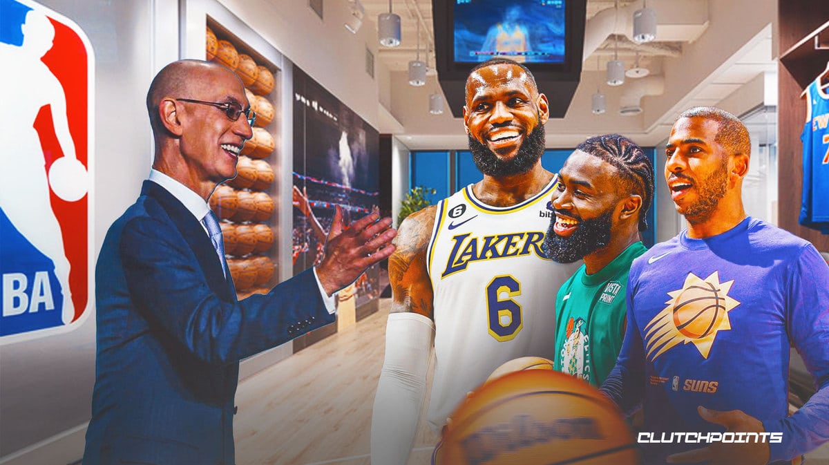 NBA, Adam Silver, LeBron James, Jaylen Brown, Chris Paul